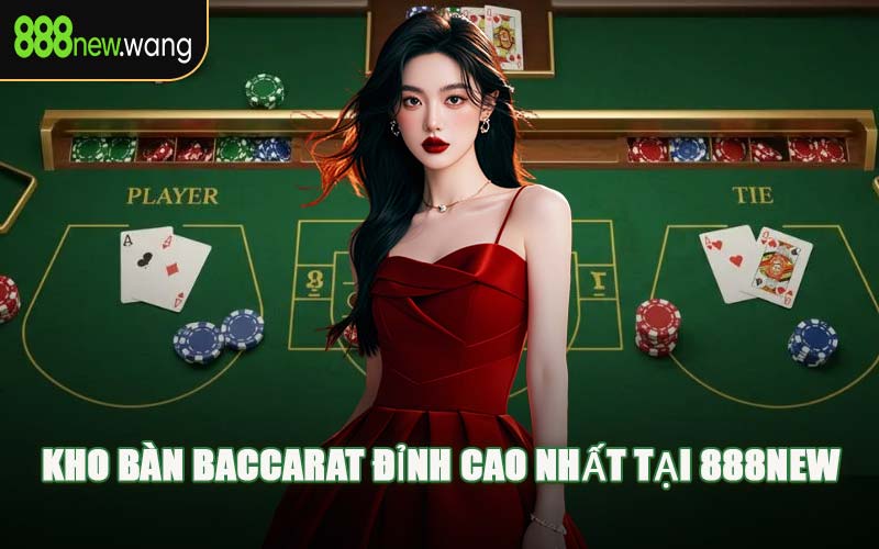 Kho Bàn Baccarat Đỉnh Cao Nhất Tại 888NEW